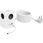 PowerCube 4xAC,PD 65W, 3m, šedá CUBENEST