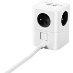 PowerCube 4xAC,PD 65W,1.5m,šedá CUBENEST