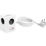 PowerCube 4xAC,PD 30W,1.5m,šedá CUBENEST
