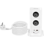 PowerCube 8xAC,PD 65W, 3m, šedá CUBENEST