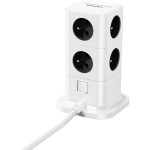 PowerCube 8xAC,PD 65W, 3m, šedá CUBENEST