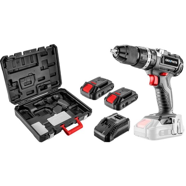 Vrt.šroubovák 58G020-SET2,aku GRAPHITE