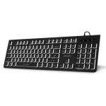 K1010 USB CZ+SK podsv. černá EVOLVEO