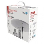Venkovní anténa EMOS EM-9016C, 0–80 km DVB-T2