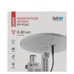 Venkovní anténa EMOS EM-9016C, 0–80 km DVB-T2