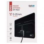 Pokojová anténa EMOS EM-9023, 0–25 km DVB-T2