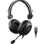 HU-35 sluchátka USB černá A4TECH