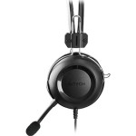 HU-35 sluchátka USB černá A4TECH