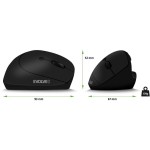 LadyErgo Ergonomická myš černá EVOLVEO