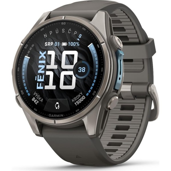 fenix 9 43mm AMOLED Pebble Gray GARMIN