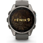 fenix 9 43mm AMOLED Pebble Gray GARMIN