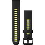 QuickFit 20mm silikon black/lime GARMIN