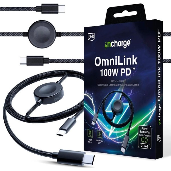 Nap.kabel InCharge OmniLink 100W 3MK