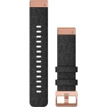 QuickFit 20mm nylon černá/rosegoldGARMIN
