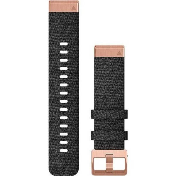 QuickFit 20mm nylon černá/rosegoldGARMIN