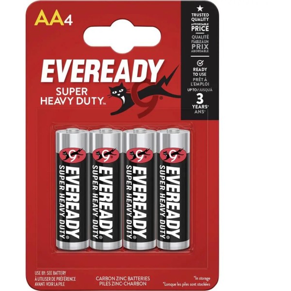 R6 4BP Eveready AA ENERGIZER
