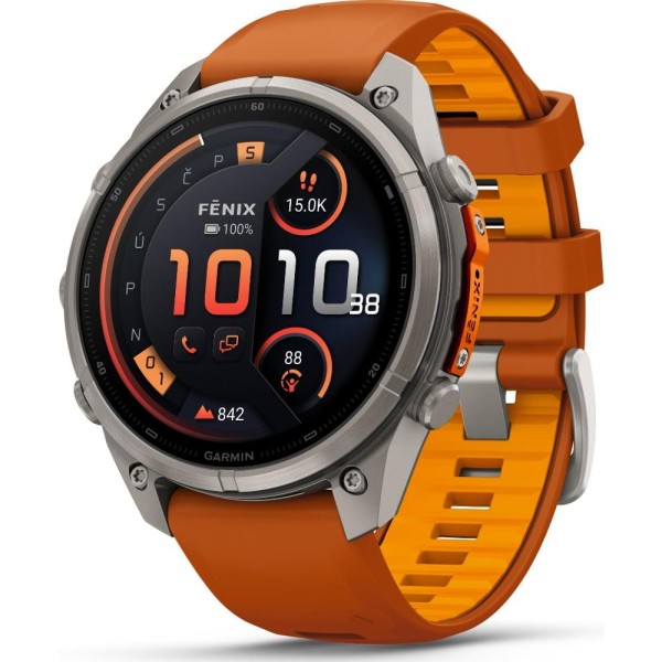 fenix 9 Pro 47mm inReach Titan Orange