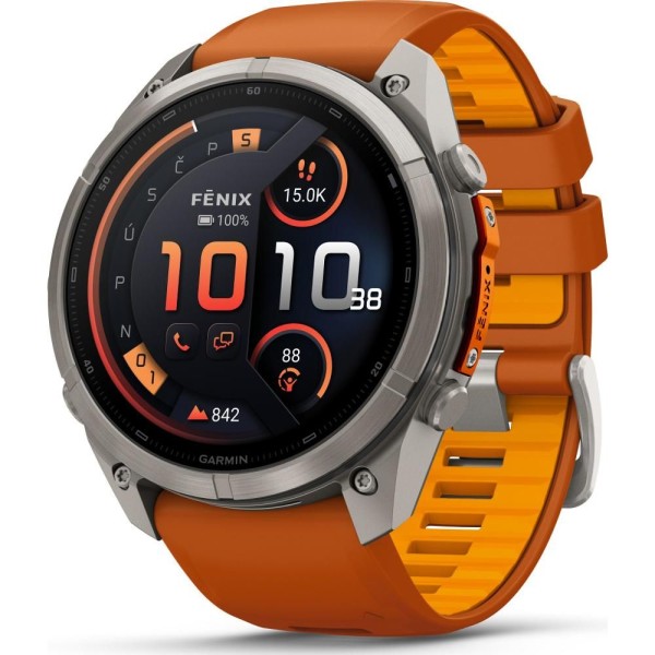 fenix 9 Pro 51mm inReach Titanium Orange