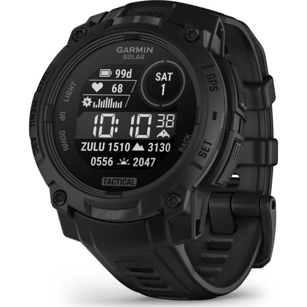 Instinct 3 Solar 45mm Tactical Ed Black