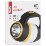 LED multifunkční kempingová svítilna P4008, 215 lm, 3× AA