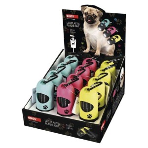 LED plastová svítilna se sáčky, 25 lm, 12 ks, display box