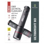 CREE LED nabíjecí kov. svítilna Ultibright 80 P3180, 600lm