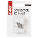 Konektor IEC vidlice šroubovací úhlový