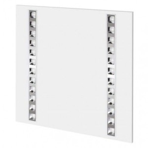LED panel troffer 60×60, čtvercový vestavný bílý, 36W, neutrální bílá, UGR