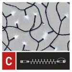 Standard LED spojovací vánoční řetěz, 10 m, venkovní i vnitřní, studená bílá