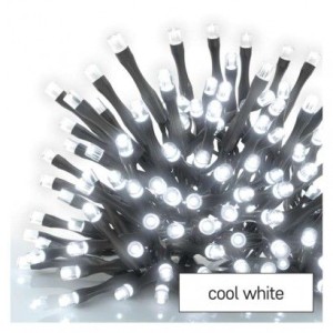 Standard LED spojovací vánoční řetěz – záclona, 1x2 m, venkovní, studená bílá