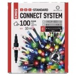 Standard LED spojovací vánoční řetěz, 10 m, venkovní i vnitřní, multicolor