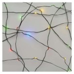 LED vánoční nano řetěz zelený, 4 m, venkovní i vnitřní, multicolor, časovač