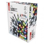 LED vánoční řetěz 2v1, 10 m, venkovní i vnitřní, studená bílá/multicolor, programy