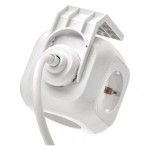 Rozbočovací kostka s přívodem, 2× USB, 4 zás., 1,9m SCHUKO