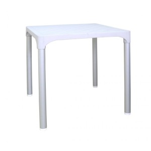 Mega Plast, plastový stůl VIVA, 72 x 72 x 72 cm, bílý