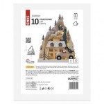 LED vánoční krajinka dřevěná, 22 cm, 2x AA, vnitřní, teplá bílá, časovač