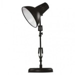 Stolní lampa DUSTIN na žárovku E27, černá