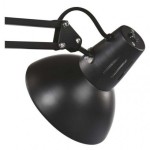 Stolní lampa DUSTIN na žárovku E27, černá