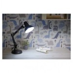 Stolní lampa DUSTIN na žárovku E27, černá