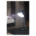 Stolní lampa DUSTIN na žárovku E27, černá