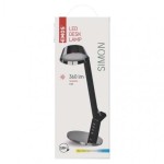 LED stolní lampa SIMON, černá