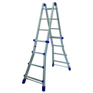 Facal, BB/1, teleskopický žebřík BRIKO BLU 3 a 3 příčky, 92 - 288 cm, záruka 5 let