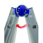 Facal, BB/1, teleskopický žebřík BRIKO BLU 3 a 3 příčky, 92 - 288 cm, záruka 5 let