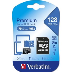 VERBATIM 44085 microSD 128GB class10