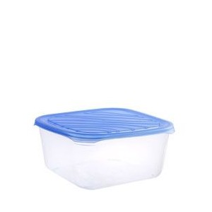 Mega Plast, Dóza Frigo basic 19 x 19 x 9 cm (2 l), hranatá, růžová, žlutá, modrá nebo zelená