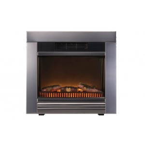 IGOTHERM, elektrický vestavavný krb CHICAGO 1800W s ventilátorem, 220-240V/50Hz, LED, 67 x 23 x 62 cm, nerez