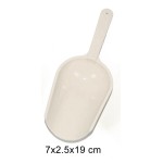 DUE ESSE, Sada 3ks lopatek UH na sypké potraviny  15, 19 a 22 cm, bílá