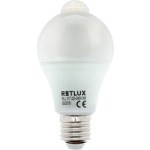RLL 317 A60 E27 PIR žárovka 8W WW RETLUX