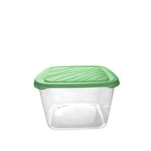 Mega Plast, Dóza Frigo basic 19,5 x 19,5 x 13 cm (3 l), hranatá, růžová, žlutá, modrá nebo zelená