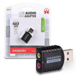 ADA-10 stereo audio adaptér AXAGON